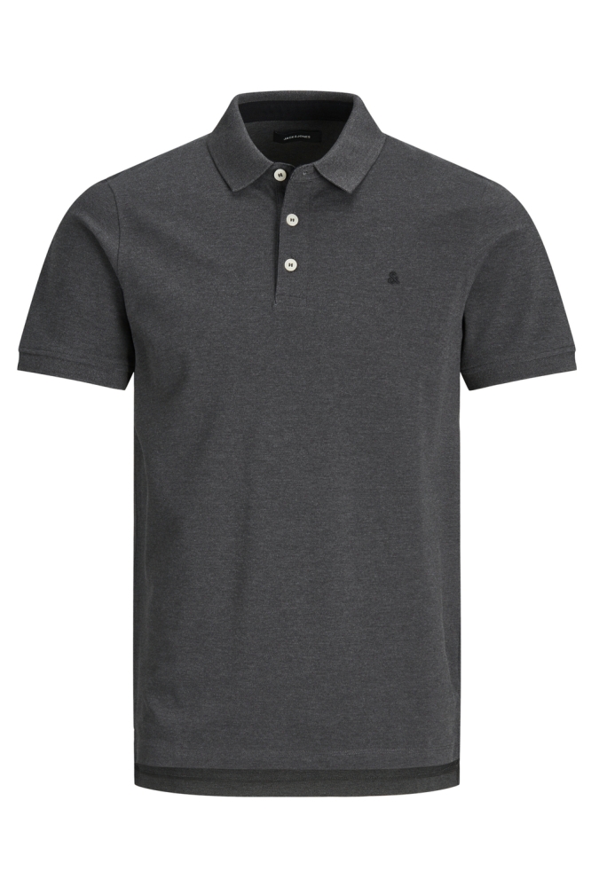 JJEPAULOS POLO SS NOOS 12136668 Dark grey/Tonal/Black